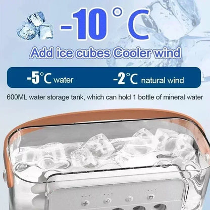 Portable Air Conditioner Fan Household Hydrocooling Water Mist Cooler Portable Air Adjustment for Office 3 Speed Fan