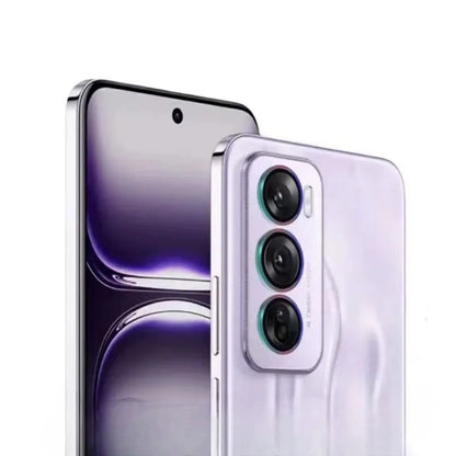 Metal Lens Ring Glass Case for OPPO Reno 12 Pro Tempered Glass Camera Lens Screen Protector for OPPO Reno 12Pro Lens Cover